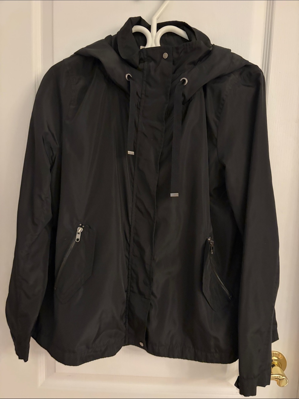 Only Women’s Black Hooded Utility Jacket